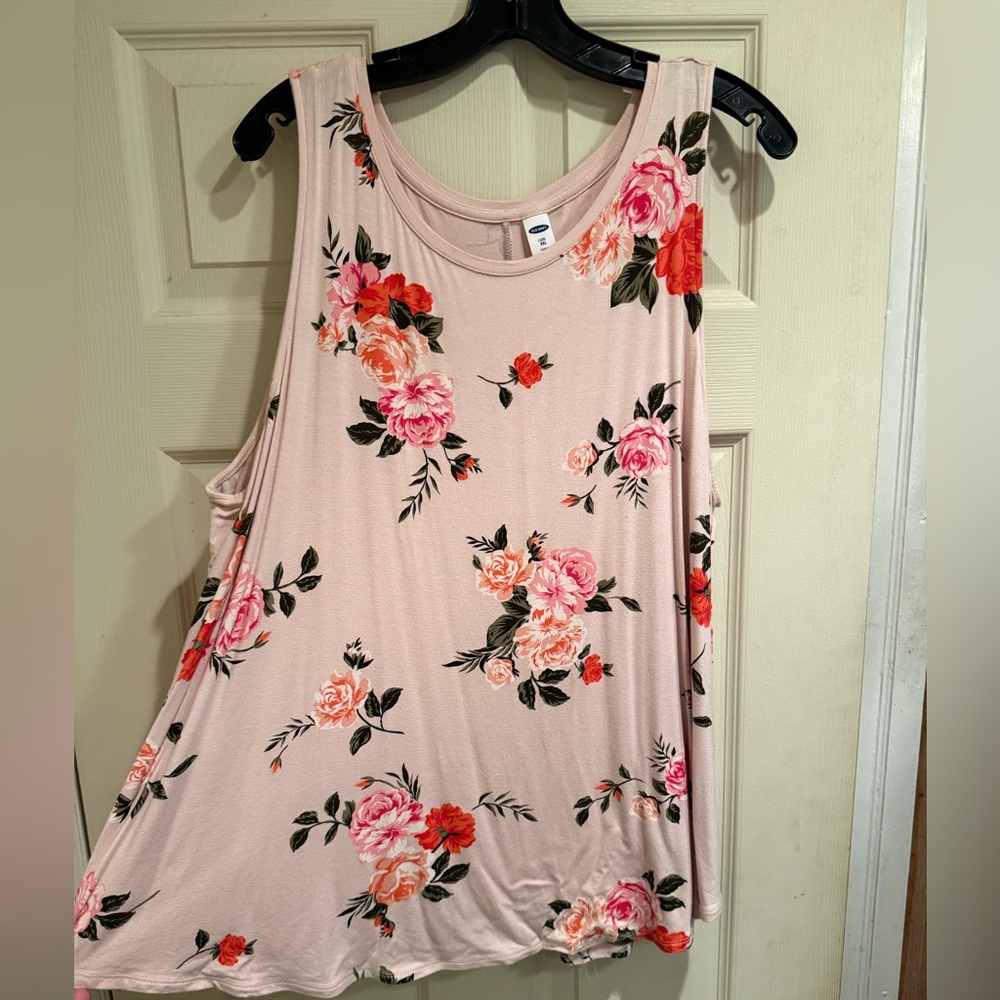 Old Navy Floral Tank Top - Light Pink